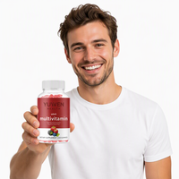 Offre Spéciale – Gommes Multivitaminées pour Adultes Marque Blanche OEM avec Biotine pour le Soutien Immunitaire, Végétariennes, Sans Gluten, Durée de Conservation de 24 Mois