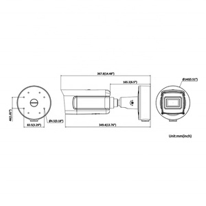 IDS-2CD8A46G0-IZ/UH 4MP -60 Degrees Ultra Negative Low Temperature Motorized Varifocal Bullet Network <b>Camera</b>(No Logo Version) - Product Image 4