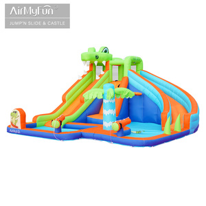 Airmyfun bơm hơi Bouncer không khí đôi trượt nước nhảy lâu đài bouncy bị trả lại Nhà trượt <span class=keywords><strong>Combo</strong></span> - Product Image 1