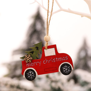 YQ-1211 Ornements de Noël <span class=keywords><strong>en</strong></span> <span class=keywords><strong>bois</strong></span> pour chien, décorations suspendues pour <span class=keywords><strong>arbre</strong></span>, petits chiens, animaux de compagnie - Product Image 6
