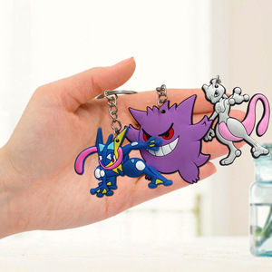 Llavero de PVC de Pokémon para Niños y Fanáticos, Llavero de Plástico Suave con Mosquetón de Acero Inoxidable - Product Image 2