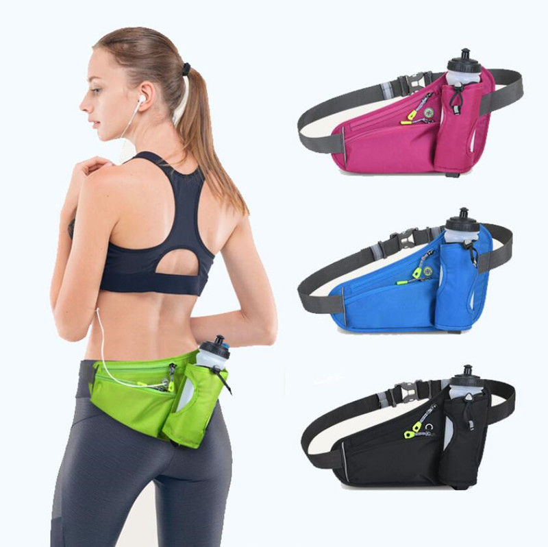 Оптовая продажа, водонепроницаемый ремень для бега с держателем для бутылки с водой, поясной ремень для бега
