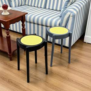 <span class=keywords><strong>Sillas</strong></span> Apilables <span class=keywords><strong>de</strong></span> Ratán Plástico al por Mayor - Bancos <span class=keywords><strong>de</strong></span> Comedor Portátiles para Restaurantes, Cafeterías y Reuniones Familiares - Product Image 3