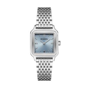 Montres élégantes pour femmes Besseron 26*34mm, mouvement à quartz japonais en acier inoxydable massif à 9 maillons, logo personnalisé, pour cadeau - Product Image 6
