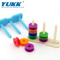 YUKK Support de rangement magnétique puissant pour navettes de machine à coudre domestique, outil accessoire pour machine à coudre plate, en plastique