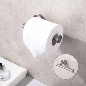 Crochet multifonctionnel pour salle <span class=keywords><strong>de</strong></span> bain - Se transforme en porte-papier toilette ou porte-<span class=keywords><strong>chapeau</strong></span>/clés, vis cachées, installation facile - Product Image 3