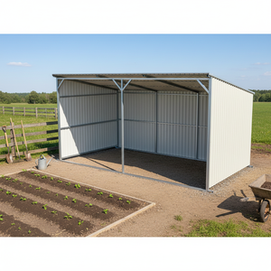 LS1912-H317 <span class=keywords><strong>Abri</strong></span> métallique d'extérieur pour bétail, chevaux et moutons, <span class=keywords><strong>abri</strong></span> de <span class=keywords><strong>ferme</strong></span>, remise pour vélos, garage à vélos - Vente directe usine - Product Image 4