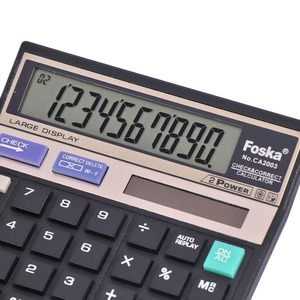 Calcolatrice B2B per Cancelleria all'Ingrosso, Doppia Alimentazione Solare e a Batteria, Calcolatrice Contabile a 10 Cifre con Funzione di Controllo Numerico - Product Image 5