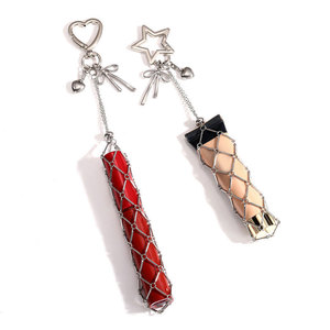 Custom Bulk Non Tarnish 316L Stainless Steel Pendant Lipstick <b>Charm</b> <b>Charms</b> for Lipstick <b>Bag</b> - Product Image 3
