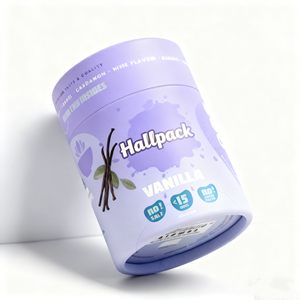 Confezione in Tubo di Carta Biodegradabile per Integratori Alimentari, Proteine in Polvere, Cioccolato e Probiotici - Product Image 1