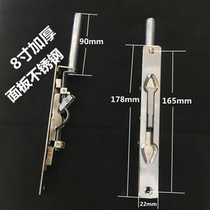 Portes de sécurité doubles de style ancien de 6 pouces et 8 pouces avec serrures à pêne dissimulées, accessoires de porte et de fenêtre non standard - Product Image 6