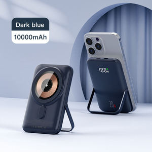 La plus récente petite <span class=keywords><strong>batterie</strong></span> <span class=keywords><strong>externe</strong></span> Portable 10000mAh banques d'alimentation sans fil magnétiques charge rapide Portable avec affichage LED - Product Image 3