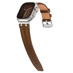 <span class=keywords><strong>Bracelet</strong></span> de montre en <span class=keywords><strong>cuir</strong></span> vintage marron café en daim, personnalisé, vente en gros - Product Image 1