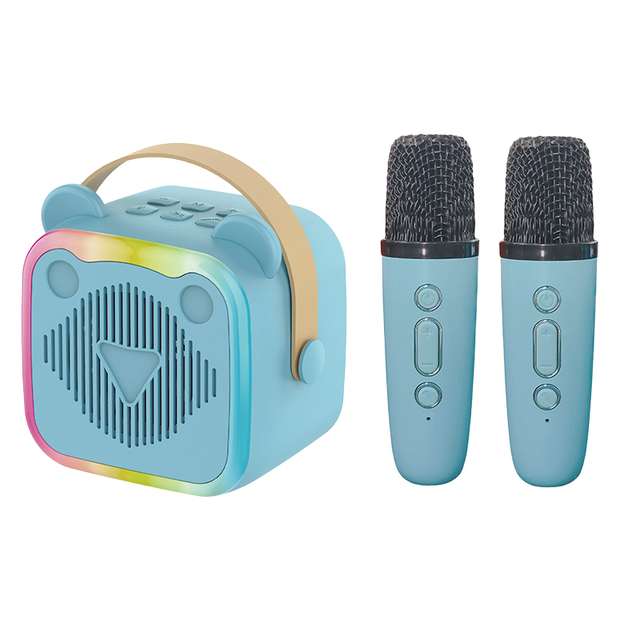 Meeting Karaoke Sing Big Sounds clear Voice Wireless 2 Microphone Speaker