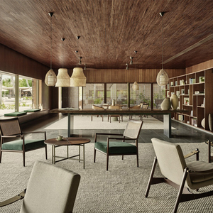 Ensemble de meubles combinés pour chambre d'hôtel de luxe moderne, design sur mesure pour espace hôtelier urbain cinq étoiles - Product Image 3