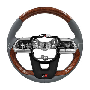 Volante de fibra de carbono Lexus LC300 de 3 radios estilo carreras con controles para modelos 2008-2022 - Product Image 2