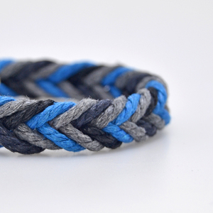 AAA-013 Braccialetti dell'<span class=keywords><strong>Amicizia</strong></span> Intrecciati a Mano in Corda di Cotone, Misura Regolabile, Bracciali Etnici Avvolgenti per Donne, Regalo con <span class=keywords><strong>Charm</strong></span> - Product Image 3