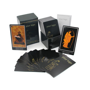 ไพ่ทาโรต์ 78 ใบ พิมพ์ลายตามสั่ง ราคาถูกจากโรงงาน พร้อมกล่องแข็งสีทองดำ คู่มือการใช้งาน ขายส่ง - Product Image 4