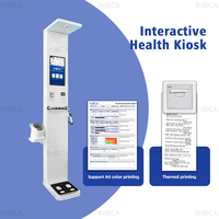 Selbstbedienungs-Gesundheitscheck-Kiosk in Medizinischer Qualität für den Ganzkörper-Check, INBCA IN-I2 OEM/ODM, 21-Zoll LED-Touchscreen, ABS & Metall