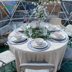 Tentes dôme de Camping en plein air transparentes 8-10 personnes géodésique PVC en plastique transparent jardin <span class=keywords><strong>bulle</strong></span> Igloo fête dôme tentes pour événements - Product Image 4