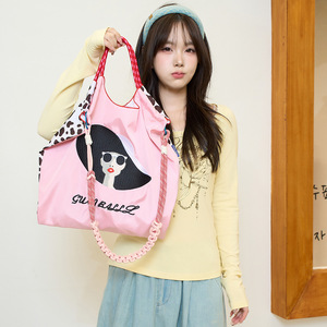 Bolso de Hombro Japonés Ecológico de Nylon Impermeable de Gran Capacidad con Correa Única y Cierre de Cremallera, Bordado con Diez Mil Agujas, Novedad 2026 - Product Image 3