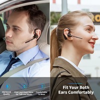 Nouvel écouteur sans fil Bee M50 pour bureau, avec réduction de bruit Aptx et micro, compatible iPhone et Android, idéal pour chauffeurs de camion et de bus