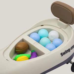 Voiture à bascule pour enfants, jouet pour enfants de 3 à 6 ans, avec lumières musicales, roues pivotantes, pour jouer à l'intérieur et à l'extérieur - Product Image 4