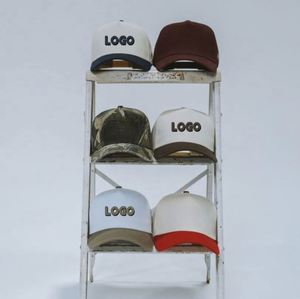 Gorra de Béisbol Personalizada de Cinco Paneles y Dos Tonos para Hombre, con Visera Curva Media Alta, Estilo A-Frame, Gorras Snapback - Product Image 2