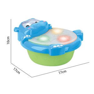 Baby Music Toys Infant <span class=keywords><strong>Bongo</strong></span> Drum mit leichtem Lernspiel zeug Musik instrumente für Kinder Vorschul spielzeug Pädagogische Trommeln - Product Image 6