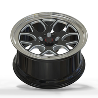 Jantes personnalisées forgées noir brillant usiné 5x120.65 5x114.3 5x127 15 17 18 pouces pour Cadillac CTS-V Ford Mustang Toyota Supra