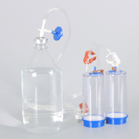 Tube de test de stérilité TOONE TW-PRJ220 200ML entièrement scellé en plastique AS, ISO 9001, filtration intégrée, poudre antibiotique en flacon
