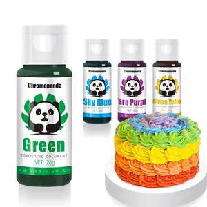 Chromapanda Green Organic Edible Food Coloring Gel For Beverage Bait Small Medicine Food Grade Colorant Pigment