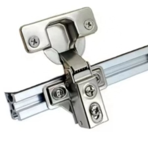 Bisagras de Cierre Suave de Perfil de Aluminio de Brazo Corto Estilo Americano con Acero Laminado en Frío para Puertas de Cocina y Dormitorio - Product Image 1