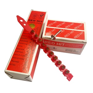 Clous à béton RED HIT, clous de tir avec rondelle métallique, clous à tête plate Nk - Product Image 6