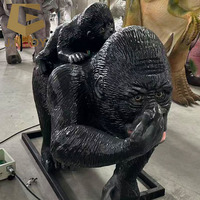 Décoration de parc à thème AA-38, personnalisation d'animaux robotiques, singe animatronique, orang-outan