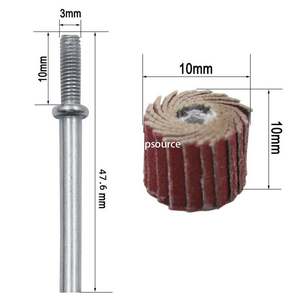 Tête de meulage à disque à lamelles à poignée mobile Papier de verre de 3mm avec <span class=keywords><strong>pages</strong></span> à bande abrasive Roue de polissage électrique à <span class=keywords><strong>mille</strong></span> feuilles - Product Image 2
