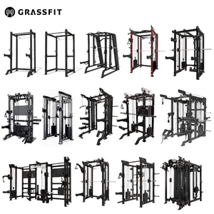 GRASSFIT – Équipement de fitness multifonctionnel en acier pour usage commercial en salle de sport : Machine Smith, Power Rack et <span class=keywords><strong>Crossover</strong></span> Cable - Product Image 6