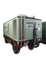 Sullair Remis à neuf Compresseur d'air diesel mobile à vis 400cfm 600cfm 800cfm 1000cfm 1200cfm 1400cfm pour le forage