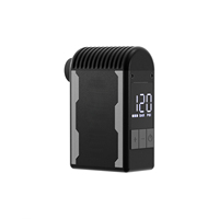 Mini pompe à air numérique personnalisée en alliage d'aluminium 120 PSI haute pression, charge rapide Type C, double valve, jauge pour pneus de vélo