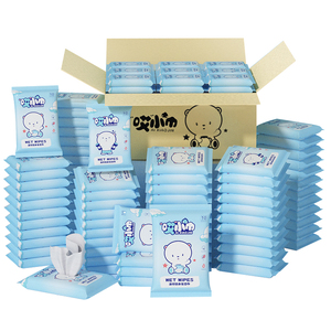 Lingettes pour bébé portables de qualité supérieure, 10 pièces, non tissées, lingettes humides nettoyantes, lingettes pour tire-lait, usage quotidien - Product Image 5