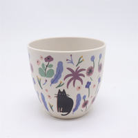 Pot de fleurs en plastique avec logo personnalisé, plusieurs couleurs et tailles, vente en gros pour fournitures de jardin