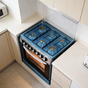 Cuisinière à gaz professionnelle à 6 brûleurs avec four et grill pour équipement de cuisine de restaurant - Product Image 2
