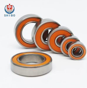 Cover in gomma arancione MR126-2RS in miniatura originale di fabbrica con cuscinetto a sfera 6*12*4mm ad alta velocità per lo skateboard - Product Image 1