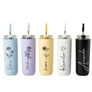 Food-grade Material Stainless Steel Drinking <b>Straw</b> Cup - Lightweight Water Cup That Is an Excellent Water Replenishment Device - Product Image 5