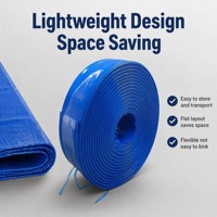 Manguera Plana de PVC Flexible, Anti-UV, de Alta Resistencia, para Riego Agrícola y Minería, Marca YuMing, Color Personalizable