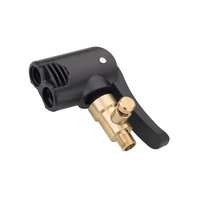 Buse de pompe à valve de pneu de voiture, pince de dégonflage, embout de gonflage pour moto, adaptateur de connecteur fileté pour pompe à air, accessoires automobiles