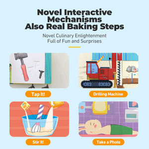 Hairun <span class=keywords><strong>Sunshine</strong></span> Nouvelle Sortie Livre Interactif en Carton Pop-up pour Enfants, Livre d'Apprentissage Précoce en Anglais avec Images, Mon Petit Légume - Product Image 6