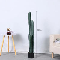 Multi Styles Décoration Maison Cactus Artificiel Pot de Plantes Artificielles Plante Verte Plantes Succulentes Cactus Artificiel