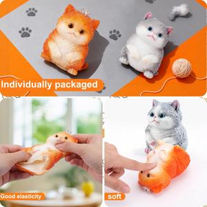 New Arrival Funny Cute <b>Squishy</b> <b>Cat</b> Toy Squeeze TPR Animal Fidget Toys for Gift Anti Stress Anxiety Relief Decoration - Product Image 3