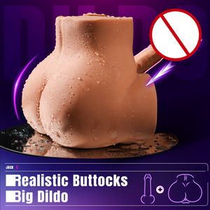 Nieuwe Realistische Half Lichaam Mannelijke Torso Met Grote Dildo Waterdichte Vleeskleur Full Body Masturbator Voor Vrouwen - Product Image 4